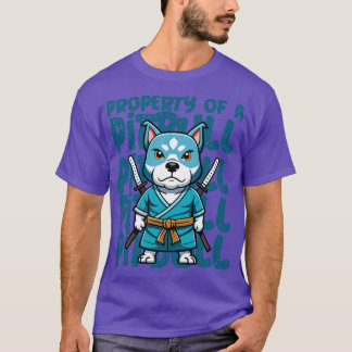 Camiseta Propriedade De Um Pitbull