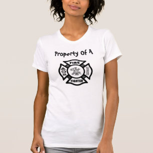 Camiseta Propriedade de um sapador-bombeiro