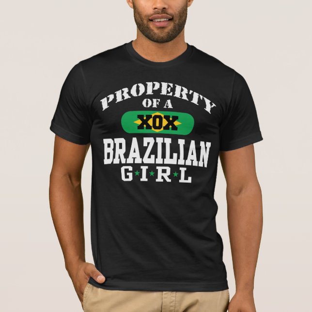 Camiseta Propriedade de uma brasileira (Frente)