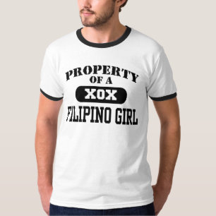 Camiseta Propriedade de uma menina filipina