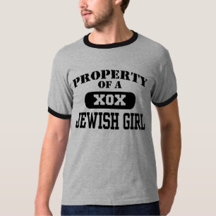 Camiseta Propriedade de uma menina judaica