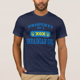 Camiseta Propriedade de uma menina ucraniana