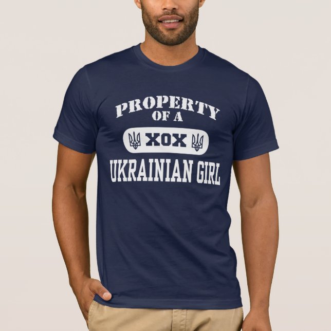 Camiseta Propriedade de uma ucraniana (Frente)