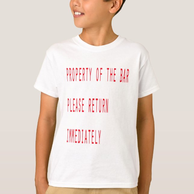 Camiseta Propriedade do bar (Frente)