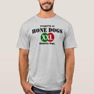 Camiseta Propriedade do cão da pedra de afiar do t-shirt