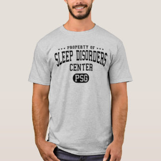 Camiseta Propriedade do centro das desordens de sono