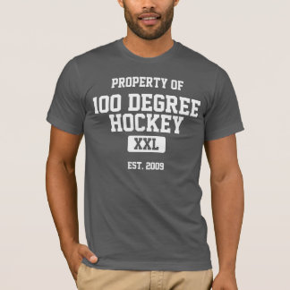 Camiseta Propriedade do hóquei de 100 graus