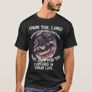 CAMISETA PROPRIEDADE DO LIBS DOGSHITSNOWGLOBES DOT NET