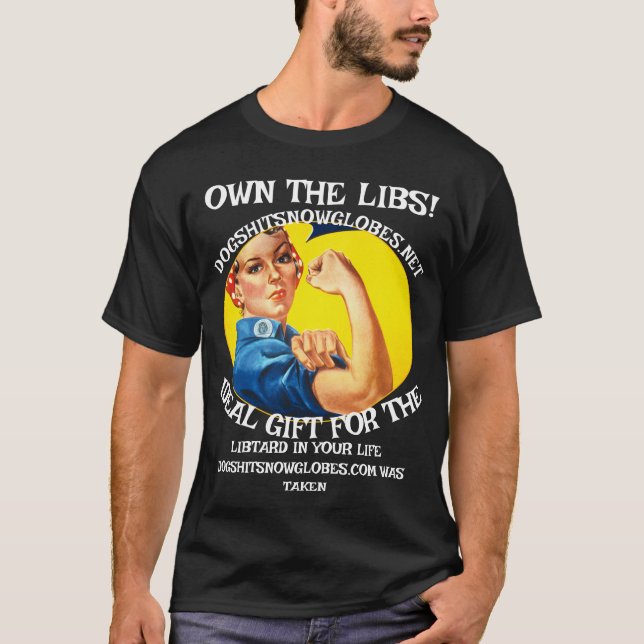CAMISETA PROPRIEDADE DO LIBS DOGSHITSNOWGLOBES DOT NET (Frente)