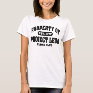 Camiseta Propriedade do projeto Leda (preto)