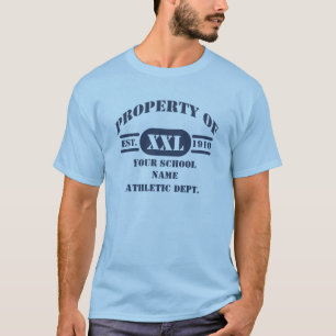 Camiseta Propriedade do t-shirt atlético do departamento
