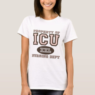 Camiseta Propriedade do t-shirt da enfermeira de ICU