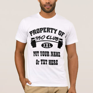 Camiseta Propriedade do TShirt cabido de 350 homens do