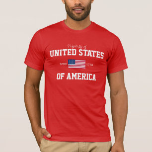 Camiseta Propriedade dos Estados Unidos da América Shirt