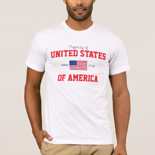 Camiseta Propriedade dos Estados Unidos da América Shirt