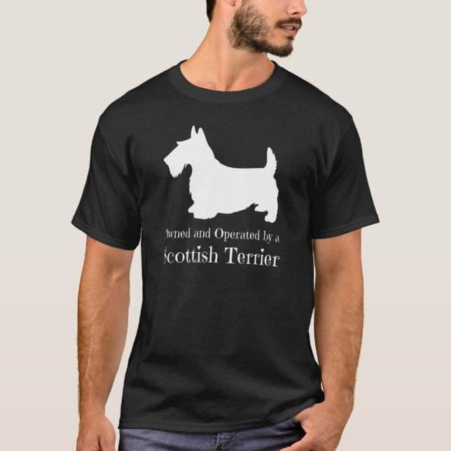 Camiseta Propriedade E Exploração De Um Terrier Scottie Esc (Frente)