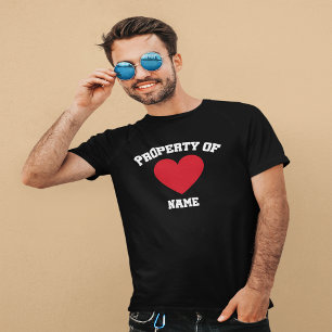 Camiseta Propriedade Personalizada De