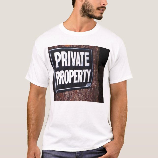 Camiseta propriedade privada (Frente)