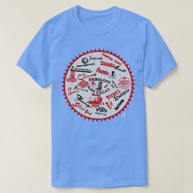Camiseta Propriedades do Landmark Vintage Las Vegas (Frente do Design)