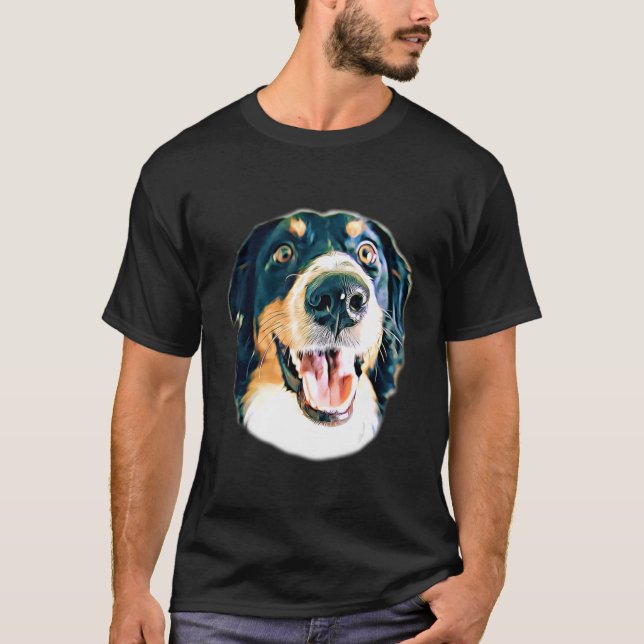 Camiseta Proprietário 6 de Cachorro-Pastor Australiano Moti (Frente)