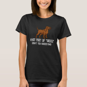 Camiseta Proprietário Amante de Filhotes de Cães Bloodhound