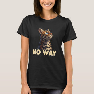 Camiseta Proprietário Bengala Stubborn Bengal cat NÃO INTER