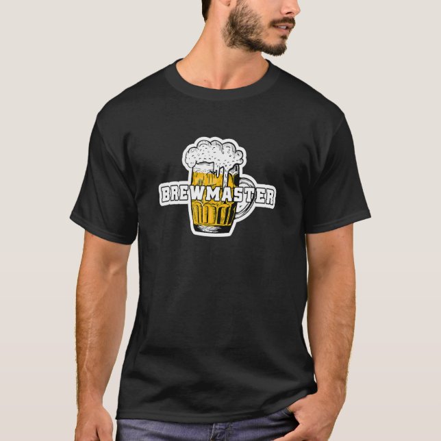 Camiseta Proprietário da cervejeira-mestra de cervejeira do (Frente)