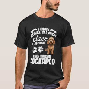Camiseta Proprietário da Cockapoo Excelente Puppy Lover Ent
