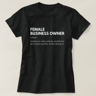 Camiseta Proprietário da empresa Bonito Engraçado Empreende