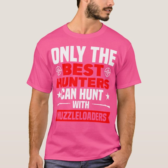 Camiseta Proprietário da Muzzleloader Rifle Hog Caça a Nave (Frente)