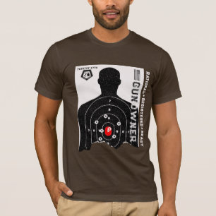 Camiseta Proprietário de Arma Registrado Racional e Pronto