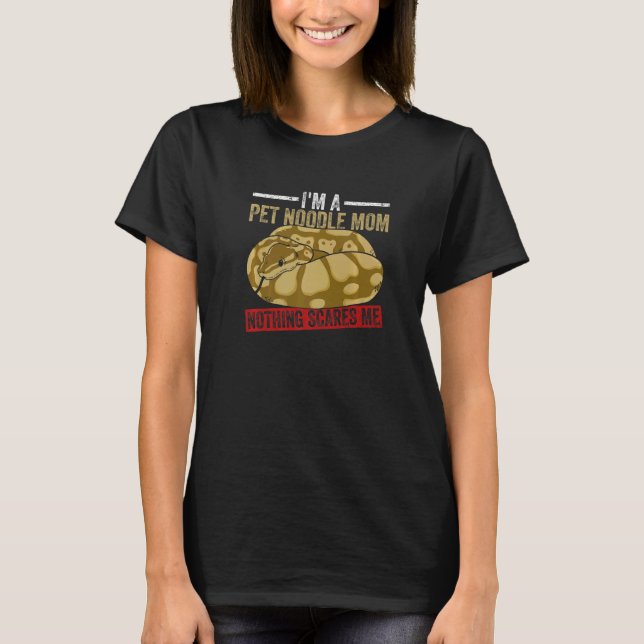 Camiseta Proprietário De Ball Python Para Ball Python Mãe (Frente)