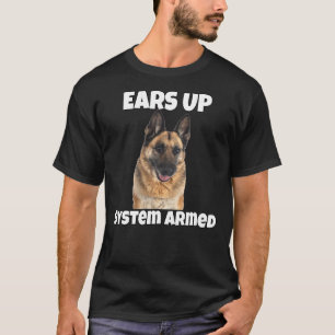 Camiseta Proprietário de Cachorro german shepherd Alcança o