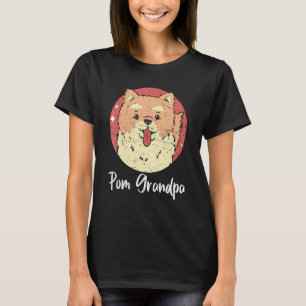 Camiseta Proprietário de Cachorro Mens Pom Avô Pomeraniano
