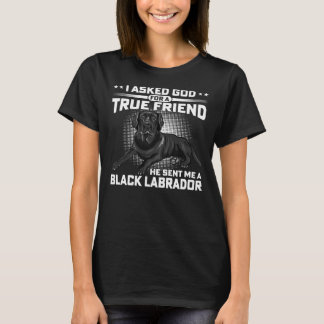 Camiseta Proprietário de Cachorro Negro Labrador Retriever