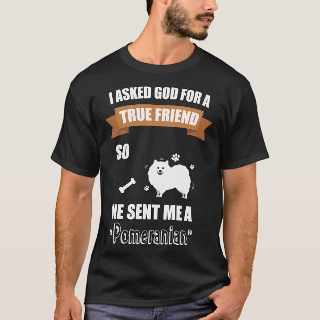 Camiseta Proprietário de Cachorro Pomerano (Frente)