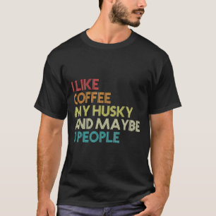 Camiseta Proprietário de Cachorro Siberiano Husky Coffee Co