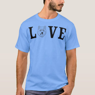 Camiseta Proprietário de Cachorros Love Alaska Malamute
