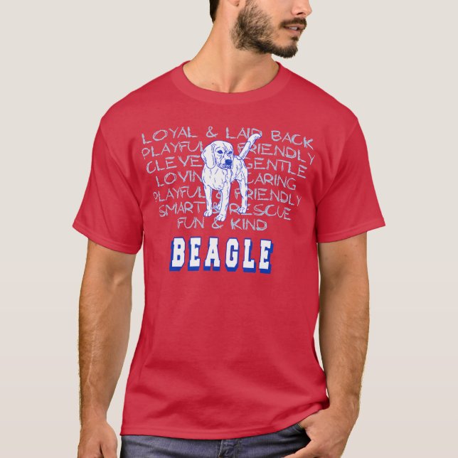 Camiseta Proprietário de Cães Beagle Dog Raça Animal Dom Ra (Frente)