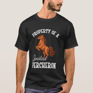 Camiseta Proprietário de cavalo equestre de uma poleiro mim