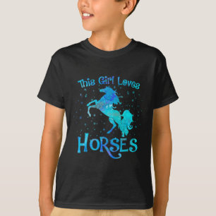 Camiseta Proprietário De Cavalo Esta Menina Adora Cavalos C