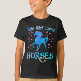 Camiseta Proprietário De Cavalo Esta Menina Adora Cavalos C