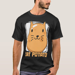 Camiseta Proprietário de Gato de Batata Batata Fritas franc