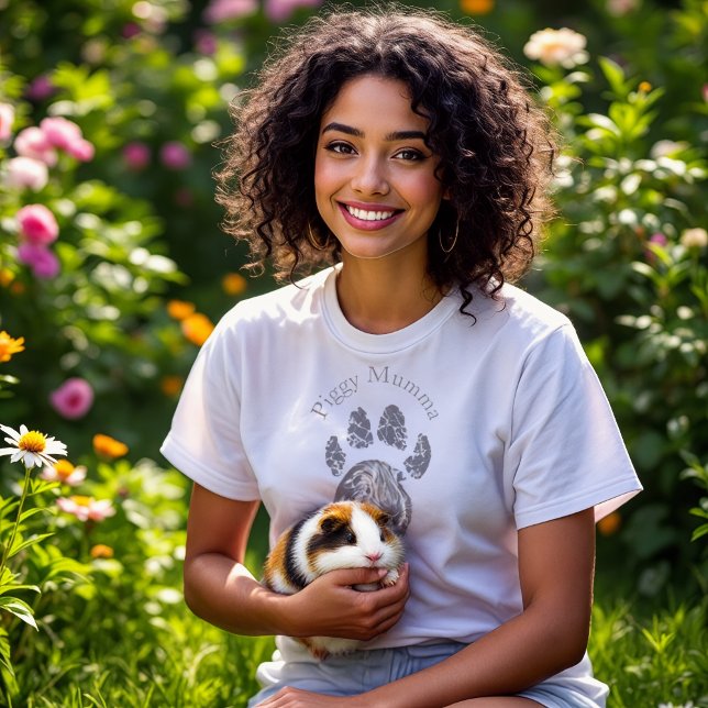 Camiseta Proprietário de Porcos da Guiné Orgulhosa (Criador carregado)