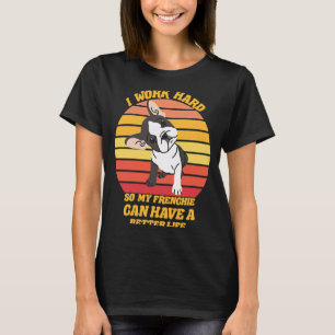 Camiseta Proprietário de um cão-de-ouro francês, de carne b