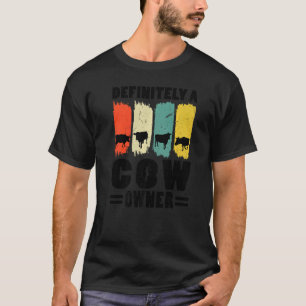 Camiseta Proprietário De Vacas, Animais De Criação