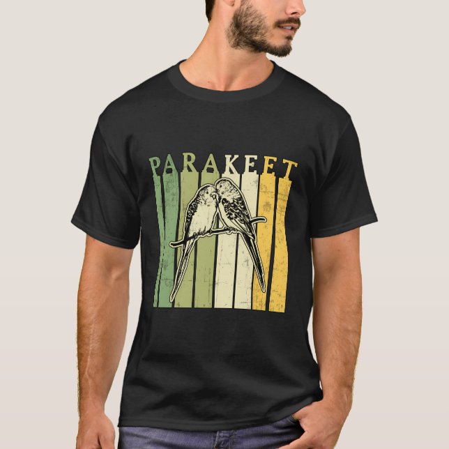 Camiseta Proprietário do Budgerigar do Pássaro do Orçamento (Frente)