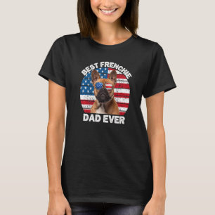 Camiseta Proprietário do Bulldog Francês, Pai Francês, 4 De