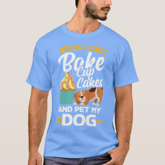 Camiseta Proprietário do Cachorro Cupcake feminino