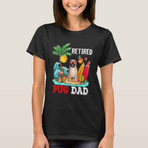Camiseta Proprietário do Cachorro de Pai de Pug Reatado